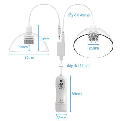 Máy Massage Vòng 1 Cho Phái Đẹp Nipple Magic - Nhật Bản