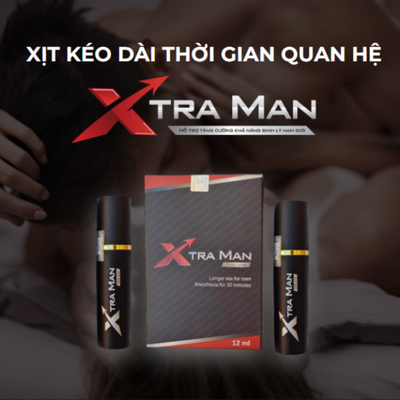 Xịt Xtraman Chính Hãng - Xịt Của Sự Mạnh Mẽ