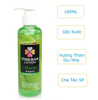 Gel bô.i trơ.n Nhật Bản Vibebar Lotion 180ml