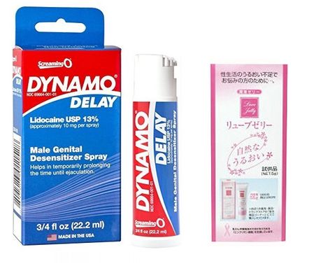Chai Xịt Dynamo Delay Chính Hãng Của Mỹ Kèm Gel Jex 5g