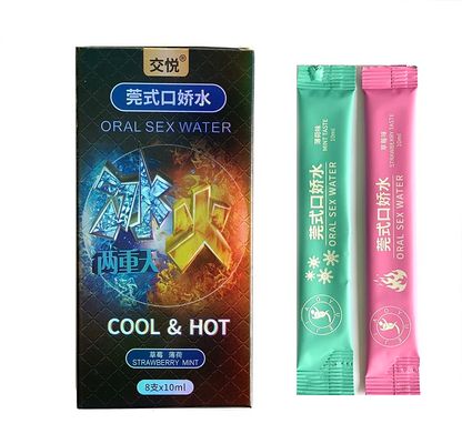 Nước Tình Yêu Băng Hoả Oral Water - 2 Vị Bạc Hà Và Dâu Tây
