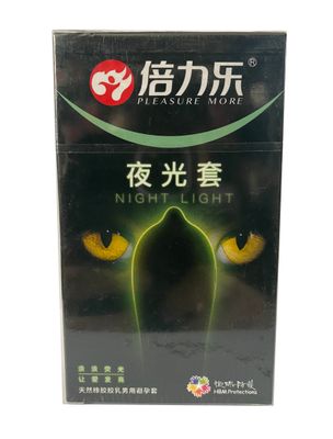 Bao Cao Su Mỏng Dạ Quang Phát Sáng HBM Night Light 7s