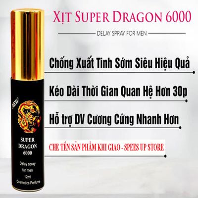 Chai xịt đức super 10ml dragon chăm sóc nam giới lâu hơn che tên