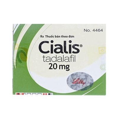 Viên uống hỗ trợ phái mạnh tăng bản lĩnh đàn ông 20mg Lilly (Hộp 1 vỉ x 2 viên)