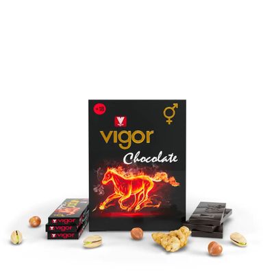 Viên kẹo ngậm nhân sâm cương và kéo dài nam 1 Viên Vigor Chocolate chính hãng