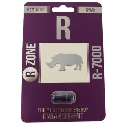 Viên Uống Phục Hồi Và Tăng Cường Sức Khỏe Sinh Lí Nam Giới Rhino R Zone Ram 7000mg Vỉ dùng thử 1 Viên  | CHE TÊN SẢN PHẨM