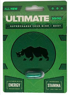 Viên Uống Phục Hồi Và Tăng Cường Sức Khỏe Sinh Lí Nam Giới Rhino Ultimate 35000mg Vỉ dùng thử 1 Viên  | CHE TÊN SẢN PHẨM