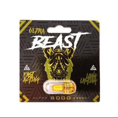 Viên Uống Phục Hồi Và Tăng Cường Sức Khỏe Sinh Lí Nam Giới Rhino Ultra Beast 8000mg Vỉ dùng thử 1 Viên  | CHE TÊN SẢN PHẨM