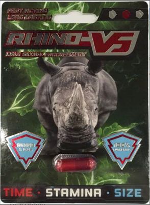 Viên Uống Phục Hồi Và Tăng Cường Sức Khỏe Sinh Lí Nam Giới Rhino V5 Vỉ dùng thử 1 Viên  | CHE TÊN SẢN PHẨM