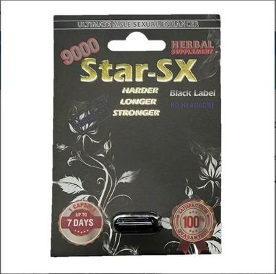 Viên Uống Phục Hồi Và Tăng Cường Sức Khỏe Sinh Lí Nam Giới Star X Black 9000mg Vỉ dùng thử 1 Viên  | CHE TÊN SẢN PHẨM