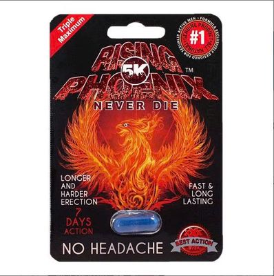 Viên Uống Phục Hồi Và Tăng Cường Sức Khỏe Sinh Lí Nam Giới Rising Phoenix 5K Vỉ dùng thử 1 Viên  | CHE TÊN SẢN PHẨM