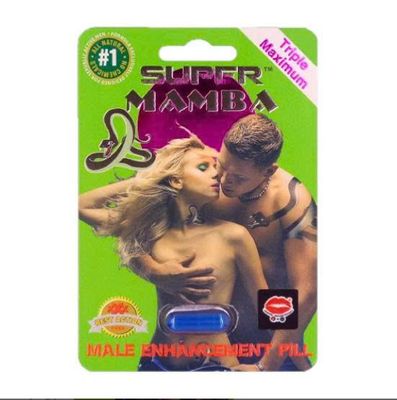 Viên Uống Phục Hồi Và Tăng Cường Sức Khỏe Sinh Lí Nam Giới Super Mambaa Vỉ dùng thử 1 Viên  | CHE TÊN SẢN PHẨM