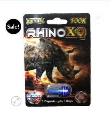 Viên Uống Phục Hồi Và Tăng Cường Sức Khỏe Sinh Lí Nam Giới Rhino XQ 100K Vỉ dùng thử 1 Viên  | CHE TÊN SẢN PHẨM