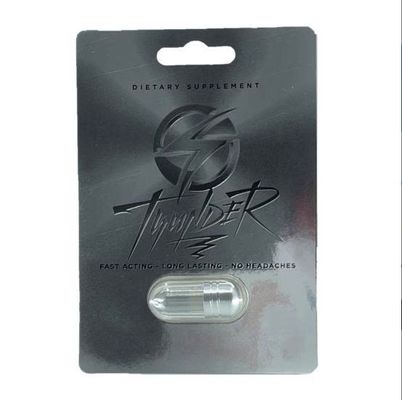 Viên Uống Phục Hồi Và Tăng Cường Sức Khỏe Sinh Lí Nam Giới Thunder Silver Vỉ dùng thử 1 Viên  | CHE TÊN SẢN PHẨM