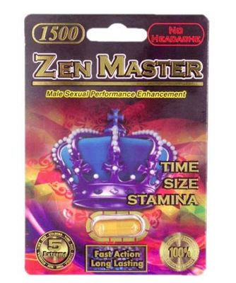 Viên Uống Phục Hồi Và Tăng Cường Sức Khỏe Sinh Lí Nam Giới Zen Master 1500mg Vỉ dùng thử 1 Viên  | CHE TÊN SẢN PHẨM