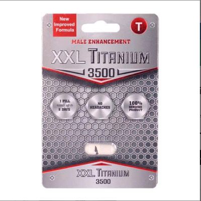 Viên Uống Phục Hồi Và Tăng Cường Sức Khỏe Sinh Lí Nam Giới XXL Titanium 3500mg Vỉ dùng thử 1 Viên  | CHE TÊN SẢN PHẨM