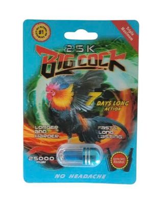 Viên Uống Phục Hồi Và Tăng Cường Sức Khỏe Sinh Lí Nam Giới Big Cock 25K Vỉ dùng thử 1 Viên  | CHE TÊN SẢN PHẨM