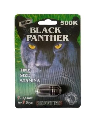 Viên Uống Phục Hồi Và Tăng Cường Sức Khỏe Sinh Lí Nam Giới Black Panther 500K Vỉ dùng thử 1 Viên  | CHE TÊN SẢN PHẨM