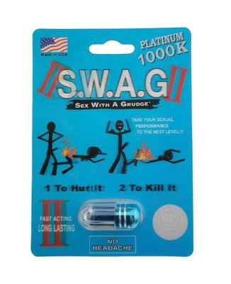 Viên Uống Phục Hồi Và Tăng Cường Sức Khỏe Sinh Lí Nam Giới SWAG II (Platinum 1000K) - Vỉ dùng thử 1 Viên  | CHE TÊN SẢN PHẨM