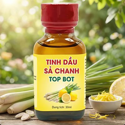 Tinh Dầu Sả Chanh Gừng 30ml - Tinh Dầu Thiên Nhiên Thơm Phòng, Hương Tự Nhiên Giúp Không Gian Thoáng Mát