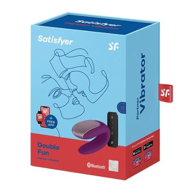 Máy rung massage kích thích nữ Satisfyer Double Fun cao cấp dùng App