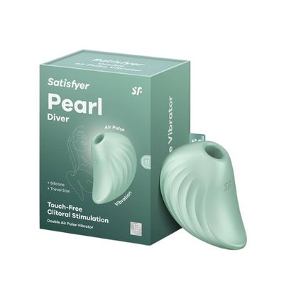 Máy rung massage kích thích nữ Satisfyer Pearl Diver ngụy trang vỏ sò