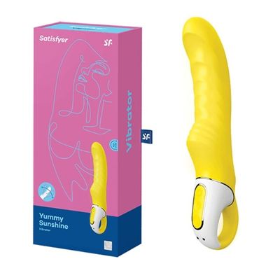 Máy rung massage kích thích nữ Satisfyer Yummy Sunshine lưỡi liếm cực đã