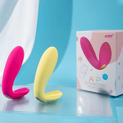 Trứng rung Wearable Vibrator: Điều khiển từ xa, Sưởi ấm 405702