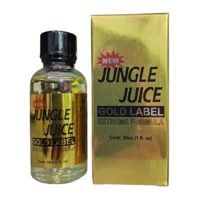 Chai hít tăng khoái cảm Popper Jungle Juice Gold Label Extreme Formula 30ml Chính Hãng