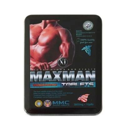 (Chính Hãng) Viên uống hỗ trợ cương, tăng cường sinh lý Maxman Hộp 10 viên Chính hãng 408476 Đầy Đủ