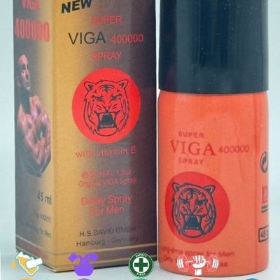 Chai xịt kéo dài chống xuất tinh sớm nam giới Viga 400000 Delay Spray (Brown) 45ML Chính hãng