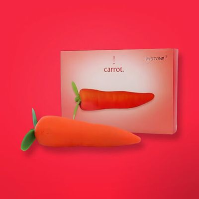 Dương vật giả cà rốt Wistone Carrot 10 chế độ rung
