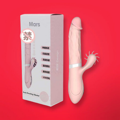 Dương vật giả Evo Mars rung thục lưỡi xoay kích thích