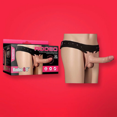 Dương vật giả rỗng ruột có dây đeo cho nam Lovetoy Rodeo