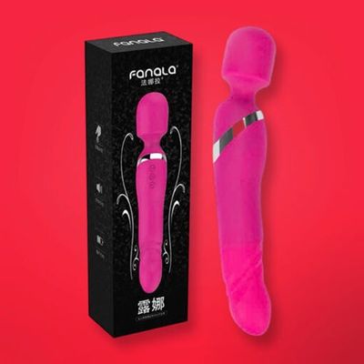 Chày rung mát xa hai đầu có đuôi xoay ngoáy Fanala 12 chế độ Rung Cực Sướng - Chính Hãng