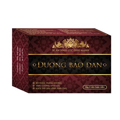 Viên uống hỗ trợ tăng cường sinh lý tráng dương bổ thận Dương Bảo Đan 6 viên
