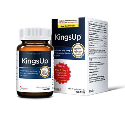 Viên uống hỗ trợ tăng cường sinh lý tráng dương bổ thận KingsUp 30 viên