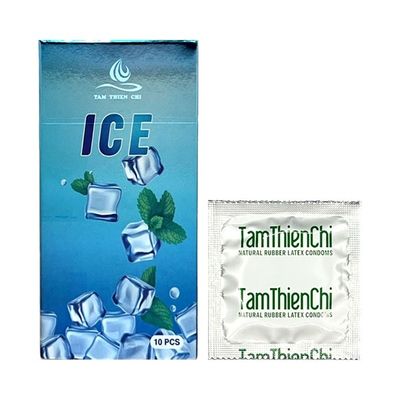 Bao cao su siêu mỏng kéo dài thời gian Ice 10 cái che tên chính hãng