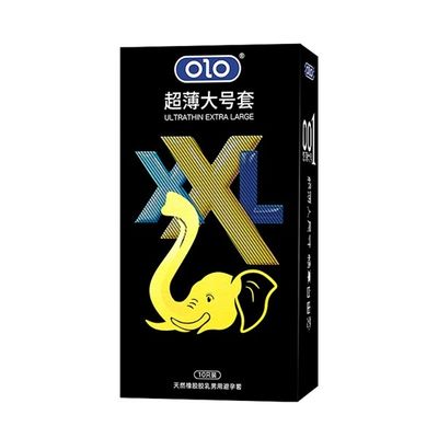 Bao cao su siêu mỏng kéo dài thời gian OLO XXL Extra Large 10 cái che tên chính hãng