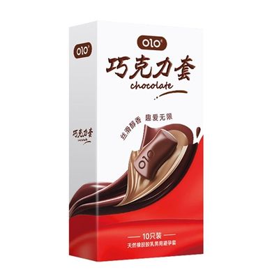 Bao cao su siêu mỏng kéo dài thời gian OLO Chocolate 10 cái che tên chính hãng