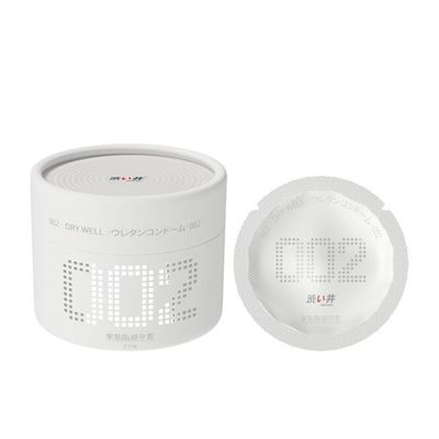 Bao cao su siêu mỏng kéo dài thời gian DryWell Super Thin PU 002 3 cái che tên chính hãng