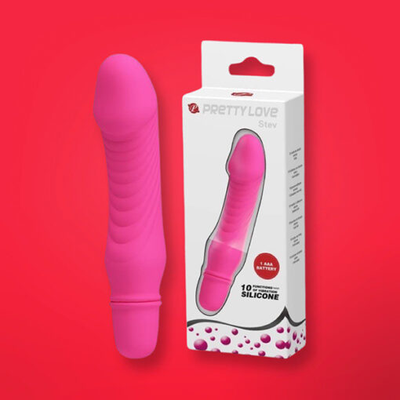 Dương vật giả mini Pretty Love Stev 10 chế độ rung