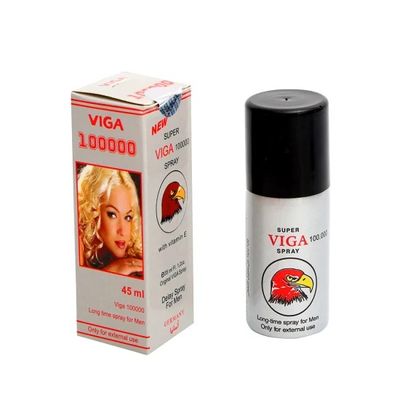 Chai xịt kéo dài chống xuất tinh sớm nam giới Viga 100000 -  45ml Chính hãng