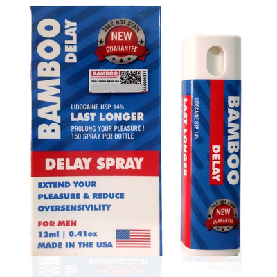 Chai xịt chống xuất tinh sớm Bamboo đến từ Mỹ