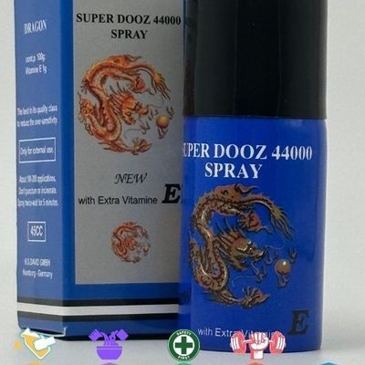 Chai xịt kéo dài chống xuất tinh sớm nam giới Super Dooz 44000 Delay Spray 45ML Chính hãng