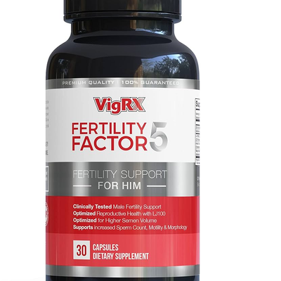 Viên uống VigRX Fertility Factor 5 tăng chất lượng tinh binh