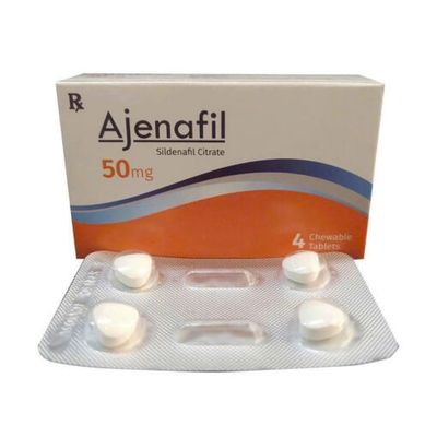 Viên uống hỗ trợ sinh lý Cường Dương Ajenafil 50mg 1 Vỉ x 4 Viên Chính hãng  
