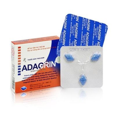 Viên uống hỗ trợ sinh lý Cường Dương Adagrin 50mg Chính hãng 