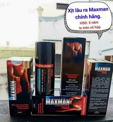 Maxman Sịt lâu ra cho nam giới, che tên sp