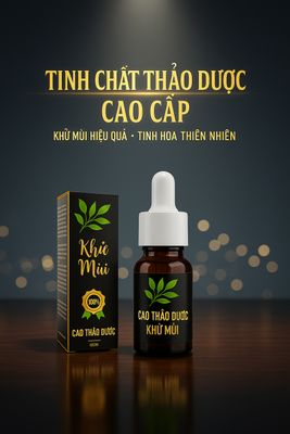 Thảo dược thiên nhiên khử mùi kéo dài thời gian cho nam sinsu